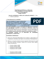Guia de Actividades y Rúbrica de Evaluación - Unidad 3 - Fase 3 - Informe Preliminar