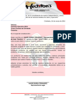 Carta de Presentacion