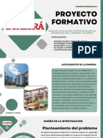 Proyecto Formativo Finanza Empresarial II Guabira S.A.