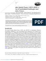 The Small Cycladic Islands Project (2019–2020): A Comparative Survey of Uninhabited Landscapes near Paros and Antiparos, Greece