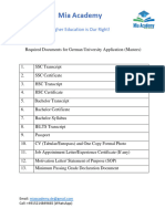 Masters Document and Payment Ploicy For Germany-1