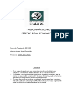 TRABAJO PRÁCTICO #2 Derecho Penal Economico