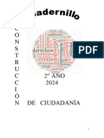 Cuadernillo Const. de Ciudadanía 2 Año A y B 2024