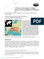 The Interaction of Distant Technologies: Bridging Central Europe Using A Techno-Typological Comparison of Spindle Whorls