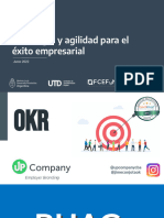 OKR Estrategia y Agilidad para El Éxito Empresarial: Junio 2022