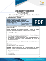 Guía de actividades y Rúbrica de evaluación - Unidad 2 - Tarea 3 - Diseño de operaciones de álgebra relacional