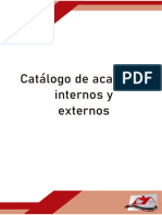 Catálogo de Acabados Internos