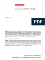 Artigo - A Questão Social Nas Obras de Marx e Engels