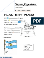 Dia de La Bandera Ejercicios