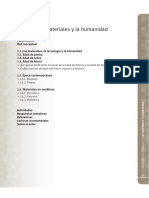 1-c Los Materiales y La Humanidad - Material de Lectura