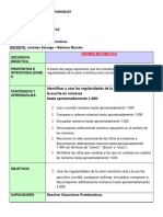 Secuencia 1 Matematica 2do