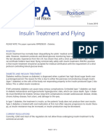 19pos05 Insulin Treatment Flying