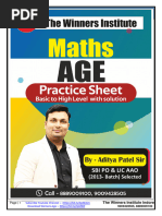 Age Practice Sheet