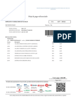 Hoja de Pago Referenciado: Impuesto Y Derechos Estatales Folio: 4357 - 310324