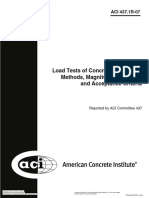 437.1R-07 Load Tests of Concrete Structures - Methods, Magnitude, Protocols, and Acceptance Criteria