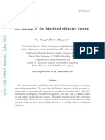 Derivation of The Blackfold Effective Theory