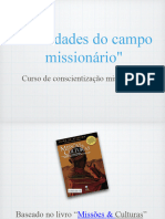 Curso de missões-Realidades do campo missionário