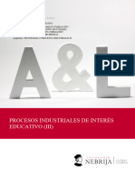 UD3 - Procesos Industriales de Interés Educativo (III)