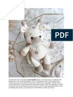 Free Crochet Baby Giraffe Amigurumi PDF Pattern