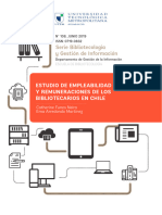Estudio de Empleabilidad y Remuneraciones de Los Bibliotecarios en Chile (2019) .