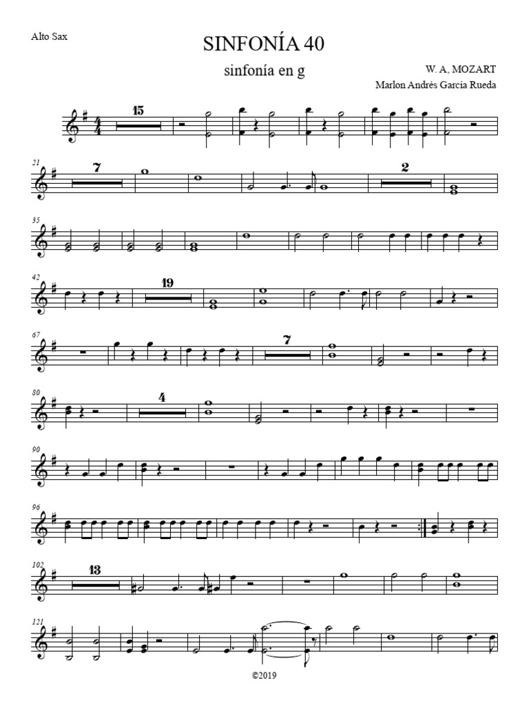 40 Sax Alto | PDF
