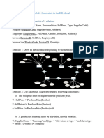 We Have The Database Consist of 5 Relations: Lab 2: Constraints in The E/R Model