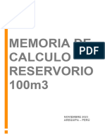 Memoria de Calculo Estructuras Reservorio 100M3