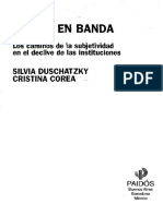 DUSCHATSKY, Cristina y COREA, Cristina (2002). '4. Las instituciones en la pendiente' en Chicos en Banda