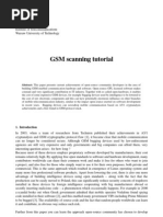 GSM Scanning Tutorial