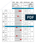 Calendarización 2024 - Primaria