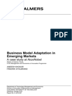 Business Model Adaptation in Emerging Markets