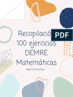 Recopilación 100 Ejercicios DEMRE