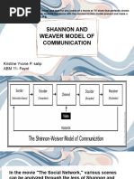 Shannon and Weaver Model of Communication