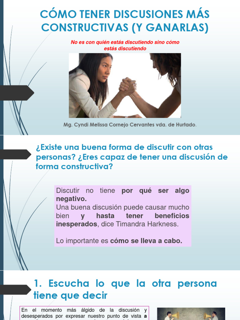 4 Discusiones Constructivas | PDF | Razón