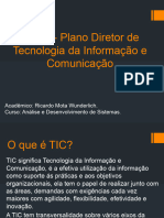 PDTIC - Plano Diretor de Tecnologia Da Informação e
