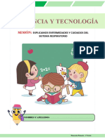 ENFERMEDADES Y CUIDADOS DEL SISTEMA RESPIRATORIOC y T 4° - FICHA 11 DE ABRIL