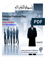 Presentation 05 Lecture HUMN 501 - Fahad