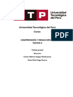 Comprensión y Redacción de Textos II Semana 1