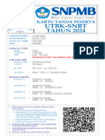 Kartu Peserta UTBK - 243810160658