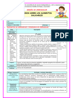 2º U2 s2 Sesion d1 Com Leemos Sobre Los Alimentos Saludables Maestras de Primaria Del Peru