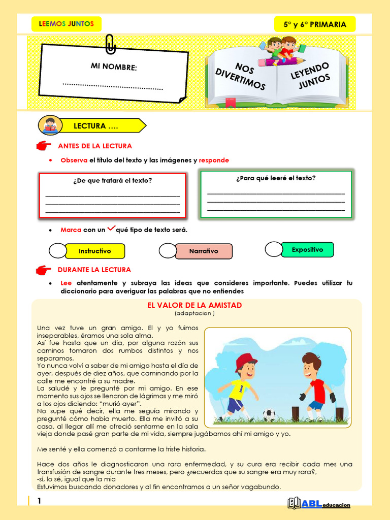 El Valor de La Amistad | PDF