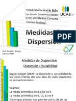 6. MEDIDAS DE DISPERSIÓN O VARIABILIDAD-1