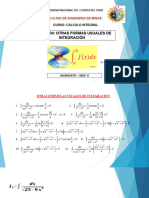 Semana 04: Otras Formas Usuales de Integración: Facultad de Ingenieria de Minas