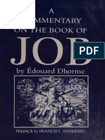 A Commentary On The Book of Job - Dhorme, E. (Edouard)
