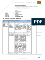 Matemática 1° - Sesión de Aprendizaje 04