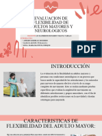 Evaluación de Flexibilidad Del Adulto Mayor