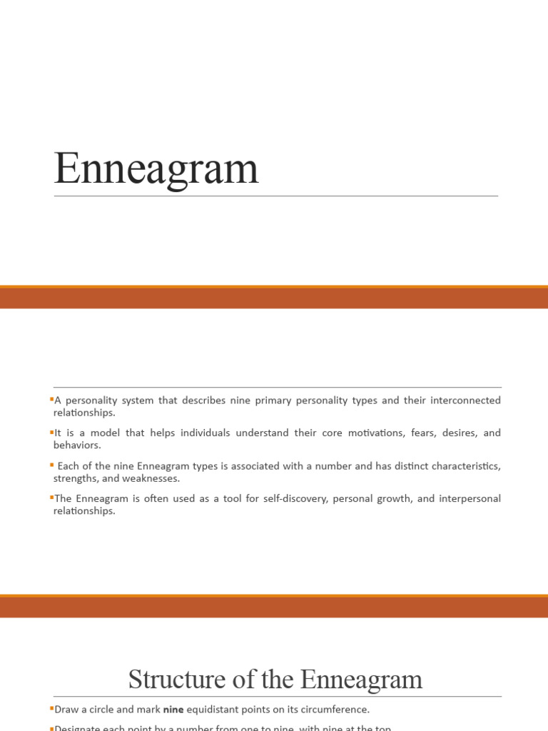 ENNEAGRAM TYPE DESCRIPTIONS PDF visual data 8
