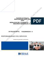 Poliza RC - Reale 1332200002341 - Heraldos Del Evangelio
