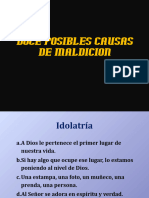 Doce Posibles Causas de Maldicion