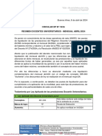 Circular Dp-019-2024 Regimen Docentes Universitarios - Mensual Abril-2024